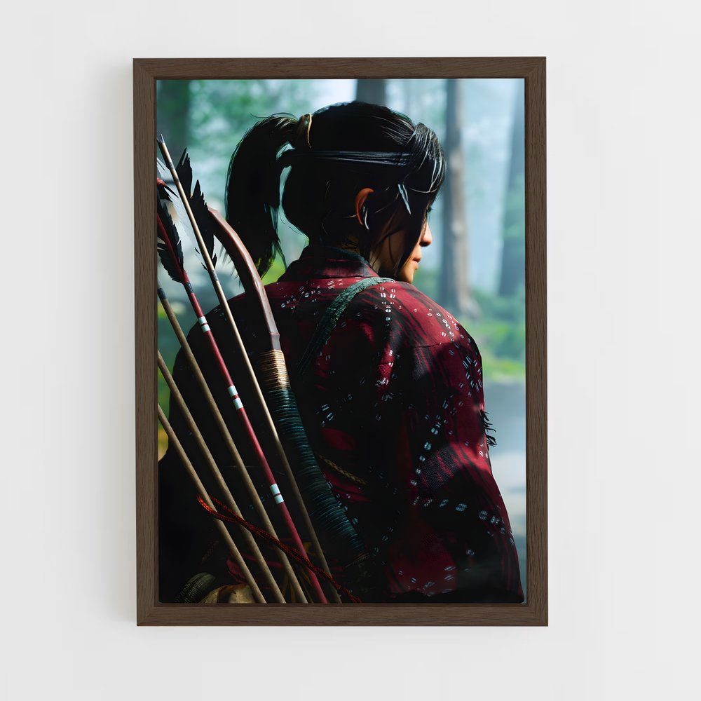 Poster Yuna l'Archère – affiche Ghost of tsushima (vue 5)